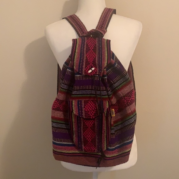 Artesanias Mr Pinzon Multicolored Cloth Backpack - Picture 6 of 8
